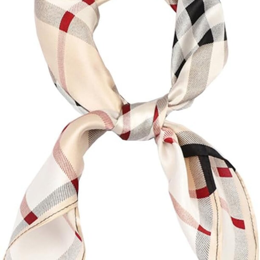 Women's Men's Small Square 100% Real Mulberry Silk satin Scarfs Hair head face s